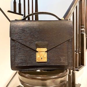 Louis Vuitton Monceau Epi Leather Bag